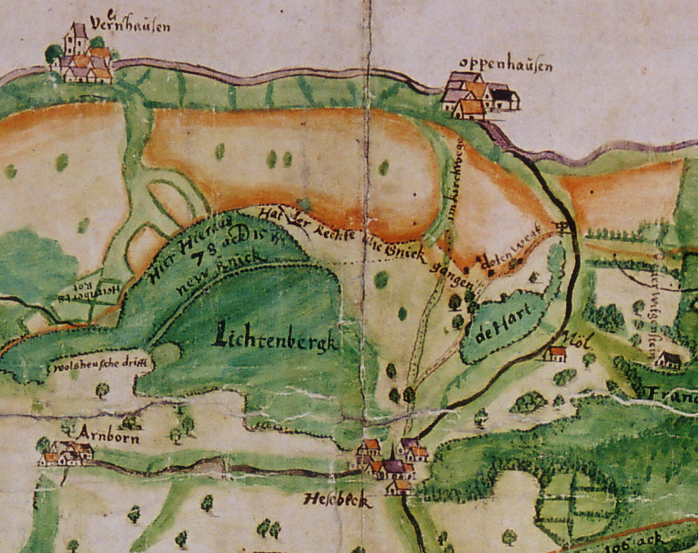 Karte von 1570